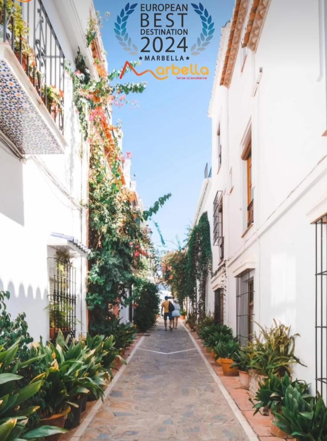 Amazing Front Sea View Studio. Marbella Centre المظهر الخارجي الصورة